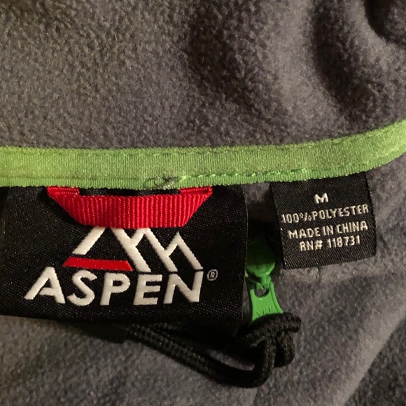 Aspen Gray Fleece Pullover Jacket - Picture 7 of 7